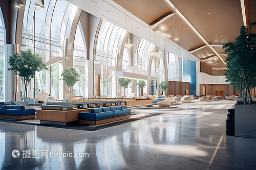 現代辦公商務大樓